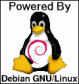 Runs on Debian GNU/Linux
